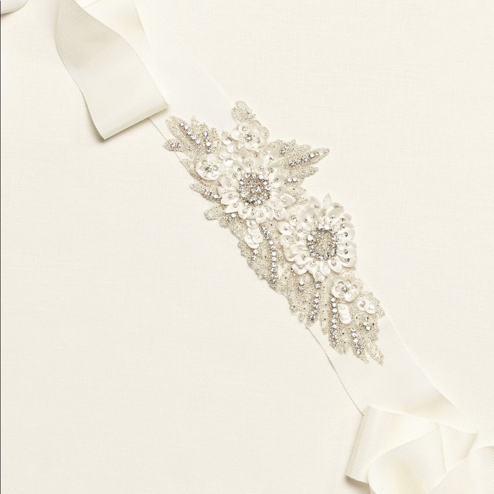 3D Appliqué Bridal Sash/Belt